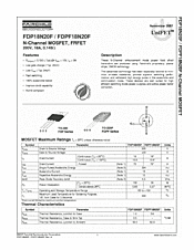 DataSheet FDP18N20F pdf